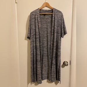 Lane Bryant Long Cardigan with Short Sleeve